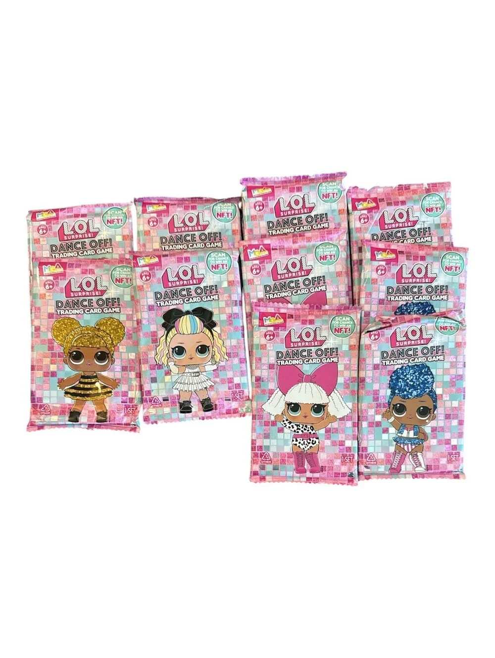 LOL Doll Trading Cards Sealed New 10 Packs Of 8 Cards Each Total 80 Cards
